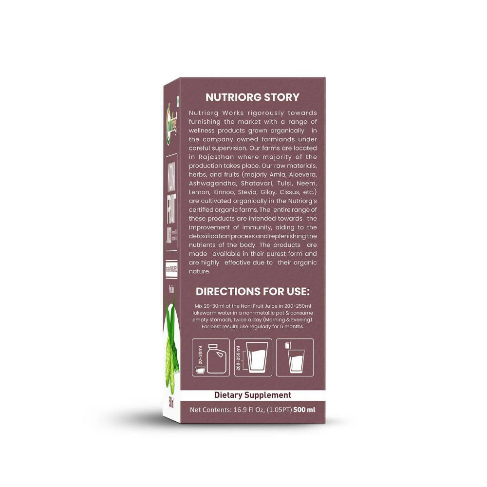 Nutriorg Noni Juice - Distacart