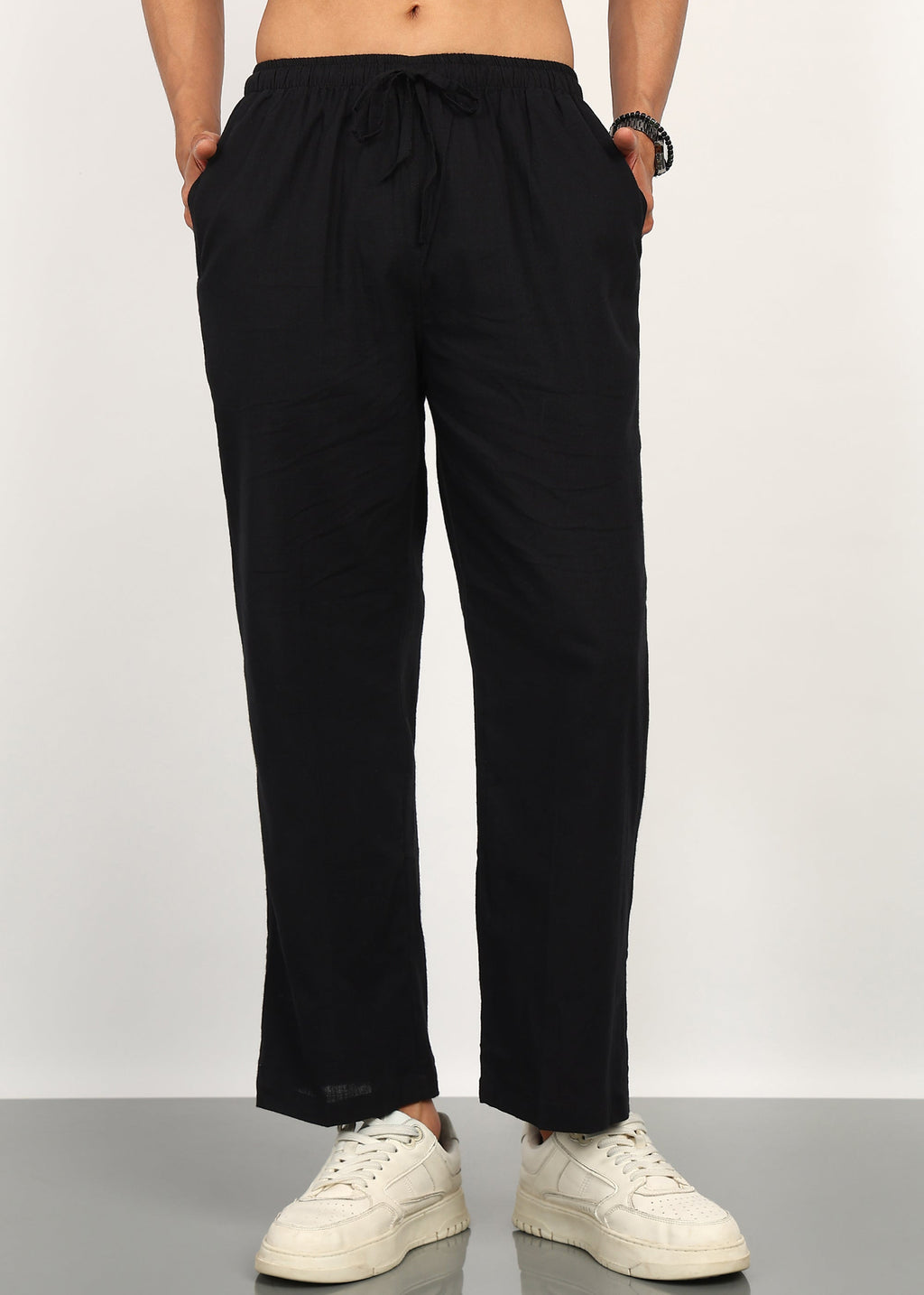 Fabmade Midnight Black Linen Co-Ord