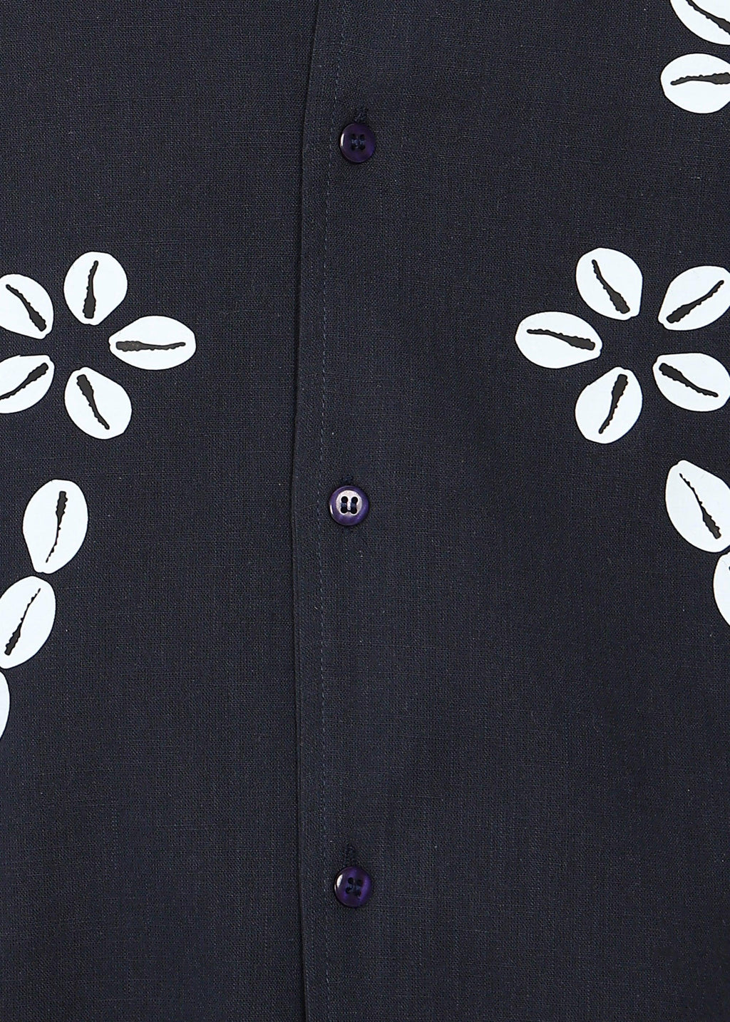 Fabmade Midnight Bloom Linen Shirt