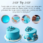 superhero blue fondant edible sugarpaste 1kg