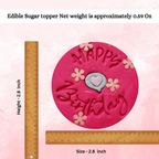 confect happy birthday toppers for cakes cupcakes cake decorations supplies 100gms ct 09