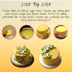 confect yellow sugarpaste br b 250 gms b