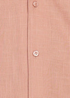 Fabmade Men’S Peach Linen Co-Ord Set