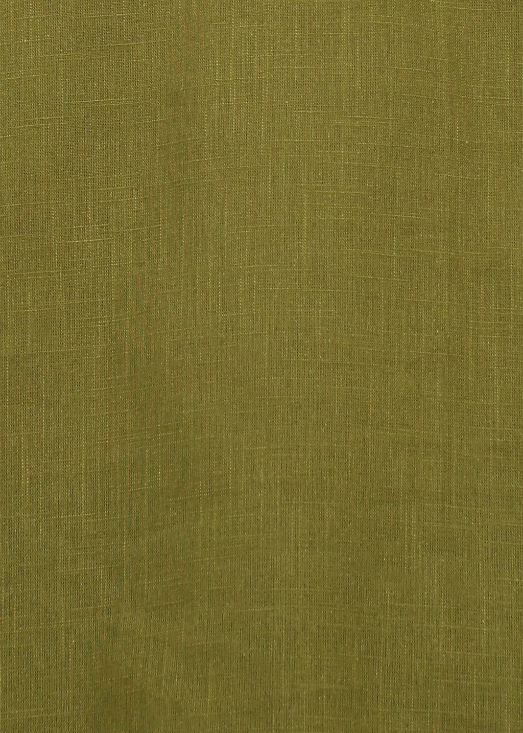 Fabmade Olive Still Linen Kurta