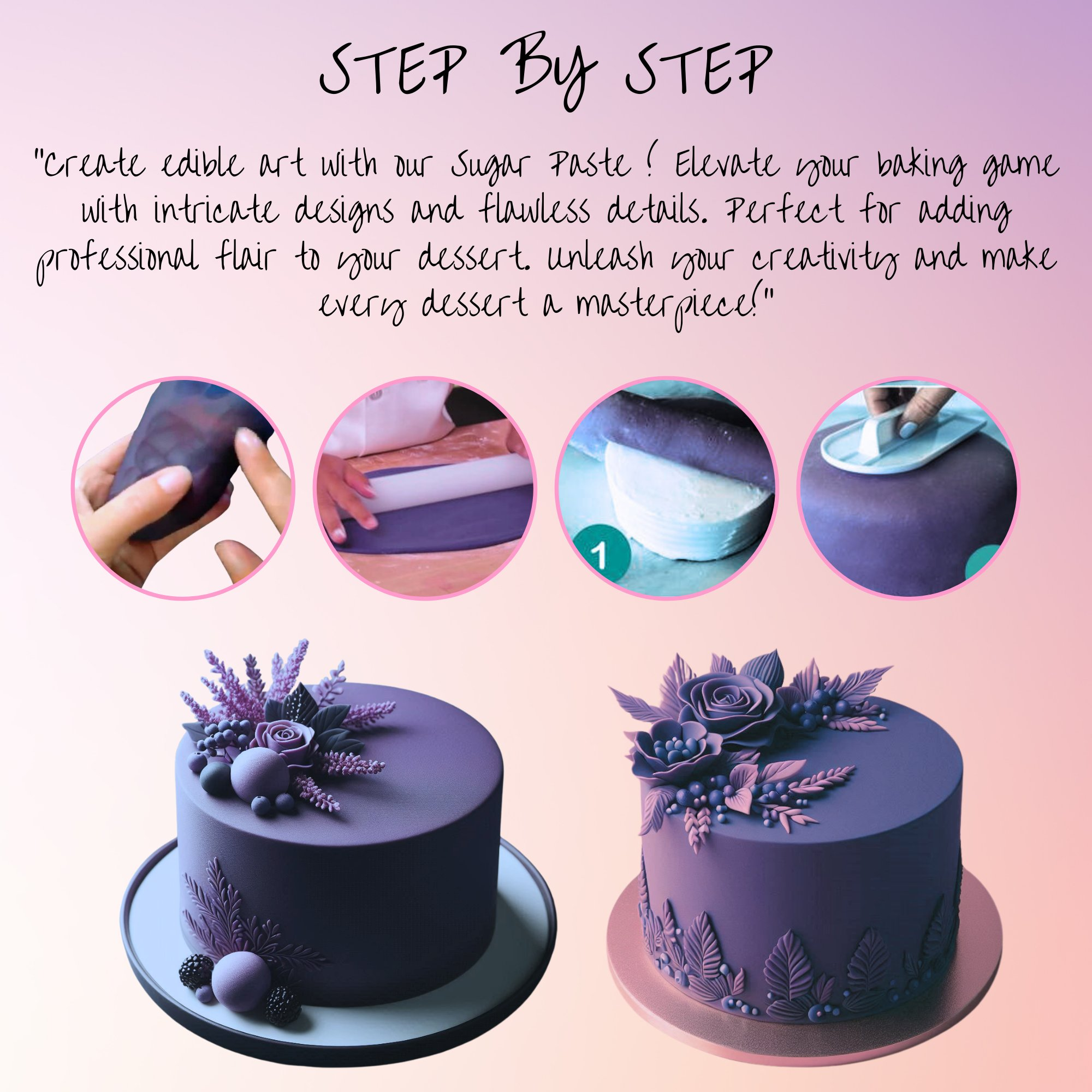 confect electric purple sugarpaste br b 1 kg b