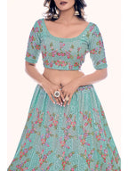 Myra Firozi Soft Net Embroidered Designer Lehenga Choli
