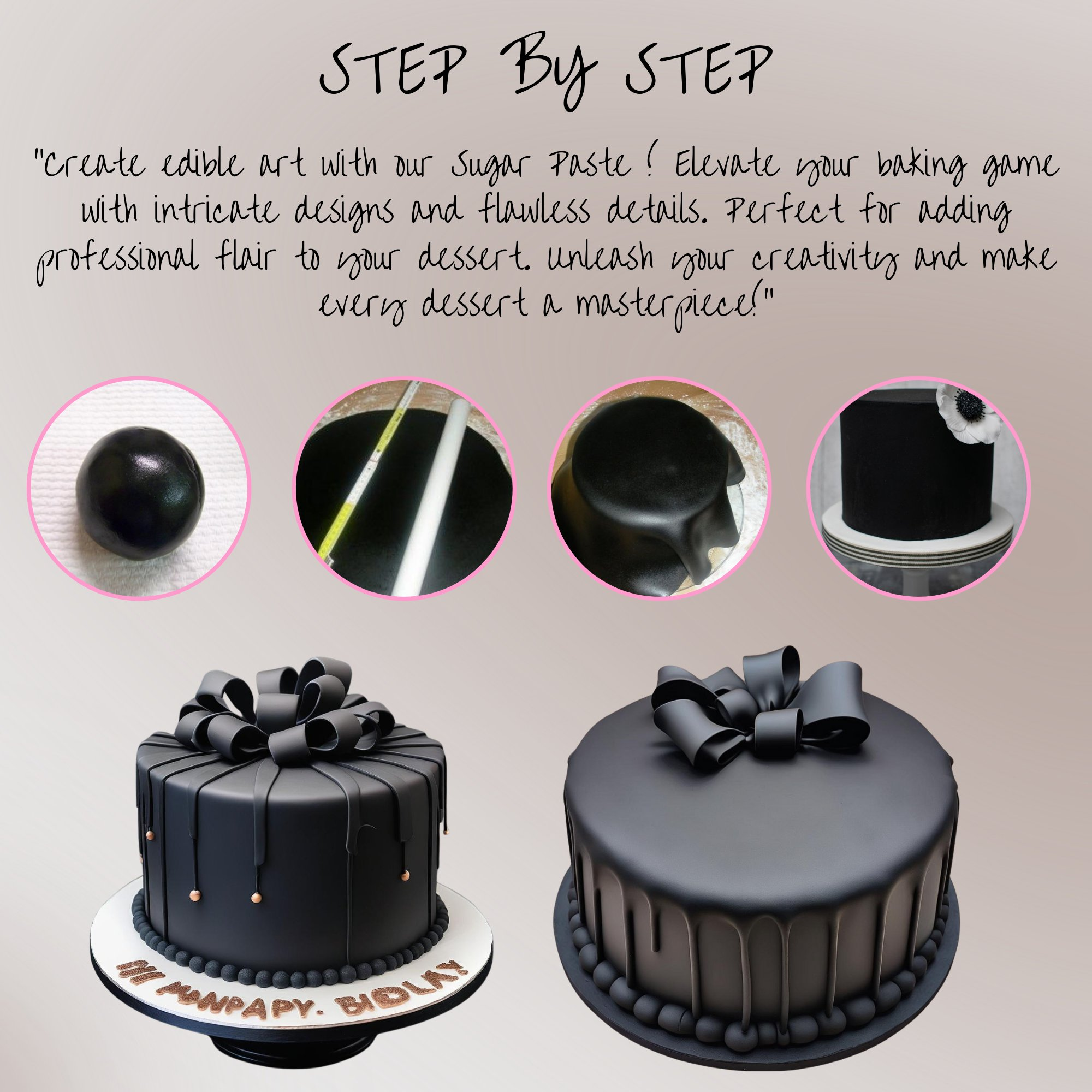 confect black sugarpaste br b 1 kg b