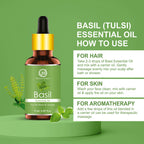 Nuerma Science Basil Essential Oil For Skin & Hair