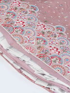 House of Panchhi Lavender Georgette Sequins And Thread Embroidery Lehenga Choli & Dupatta