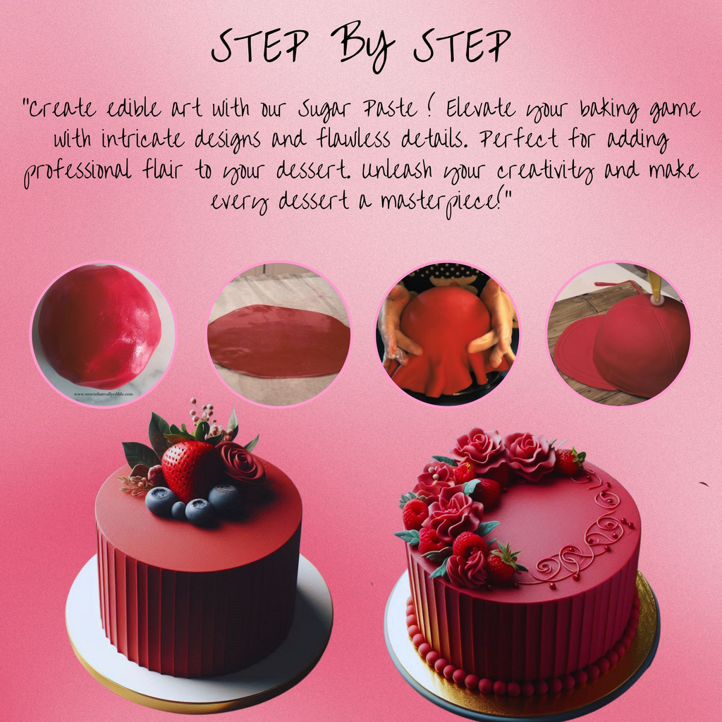 confect magenta sugarpaste br b 250 gms b
