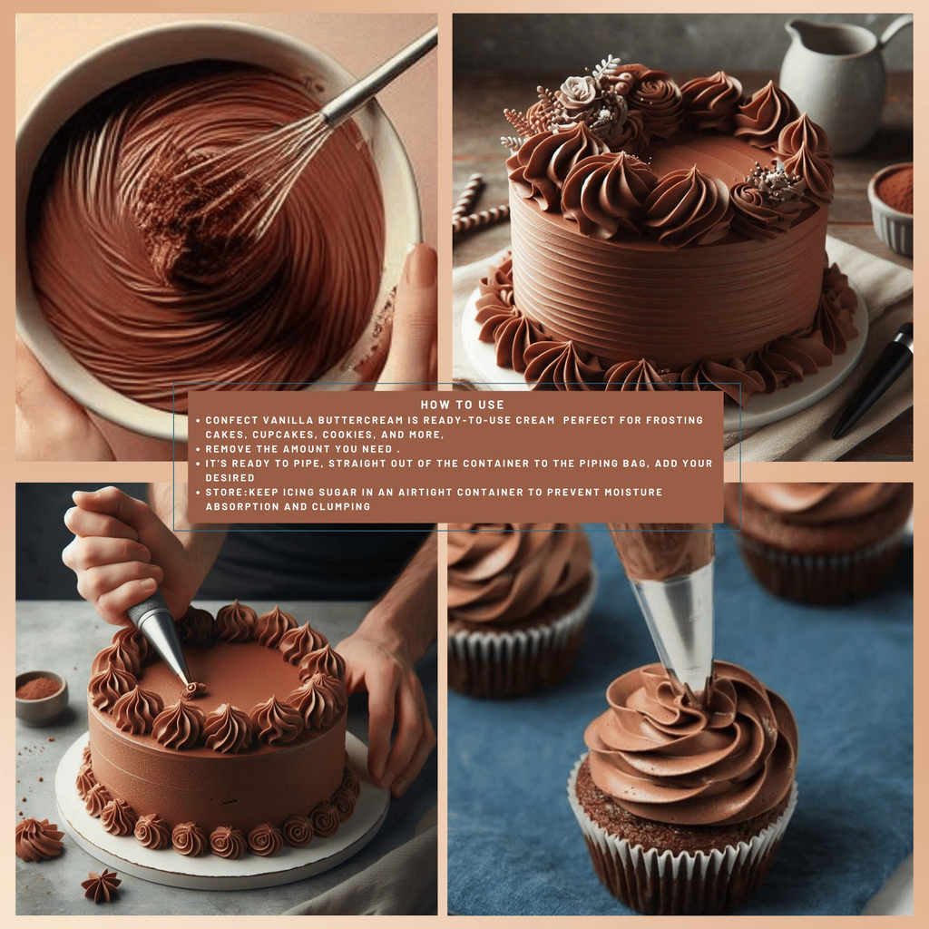 confect american butter cream chocolate fla br b 1 kg b