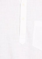 Fabmade Ivory Ease Linen Short Kurta Co-Ord Set