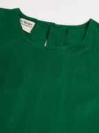 InWeave Women's Forest Green Short Kurta Palazzo Set