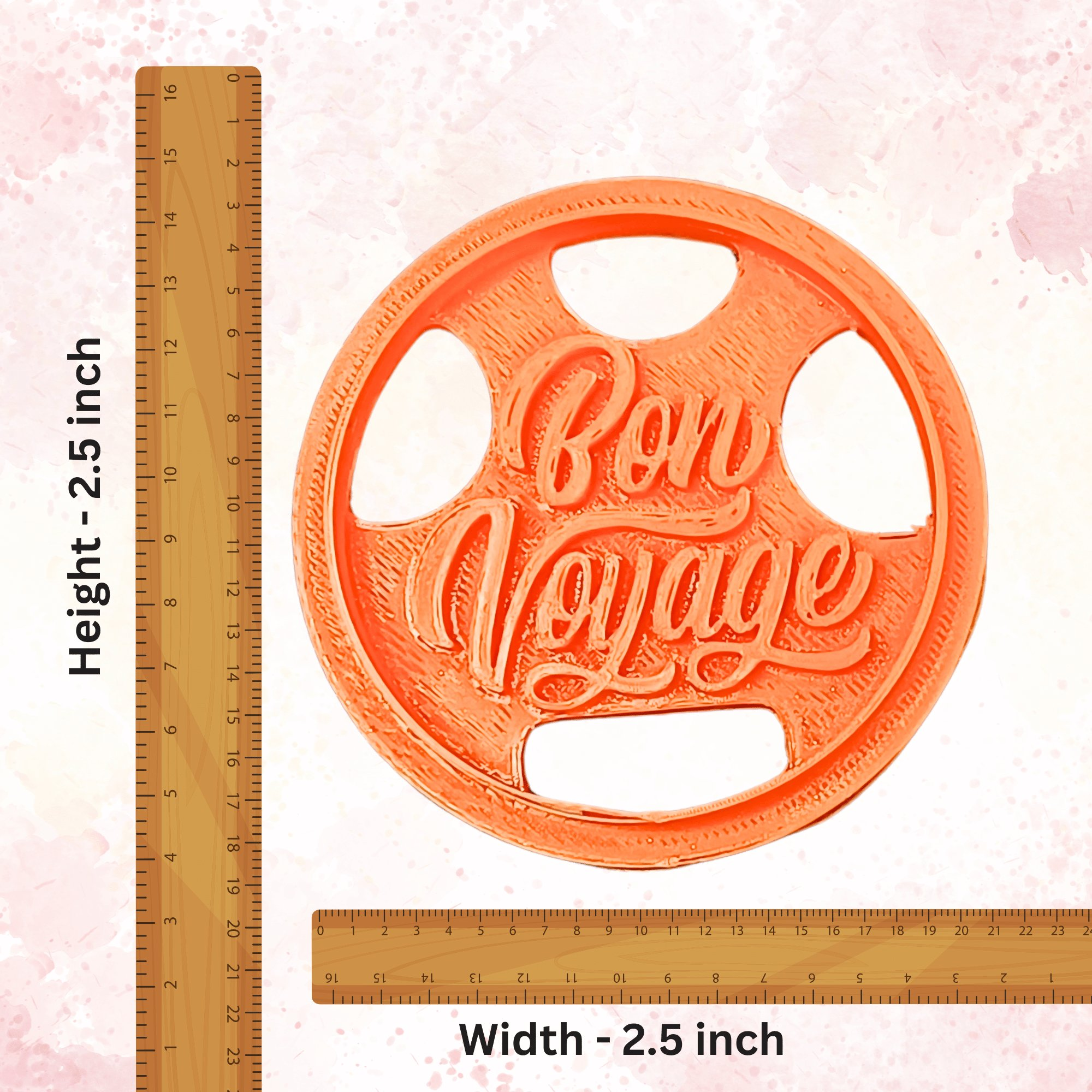 confect toppers cutters congratulations topper cutter bon voyage