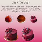 confect burgundy sugarpaste br b 250 gms b