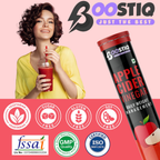 BOOSTIQ Apple Cider Vinegar Effervescent Tablets - Apple Flavour