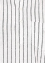 Fabmade Driftline Stripe Linen Short Kurta