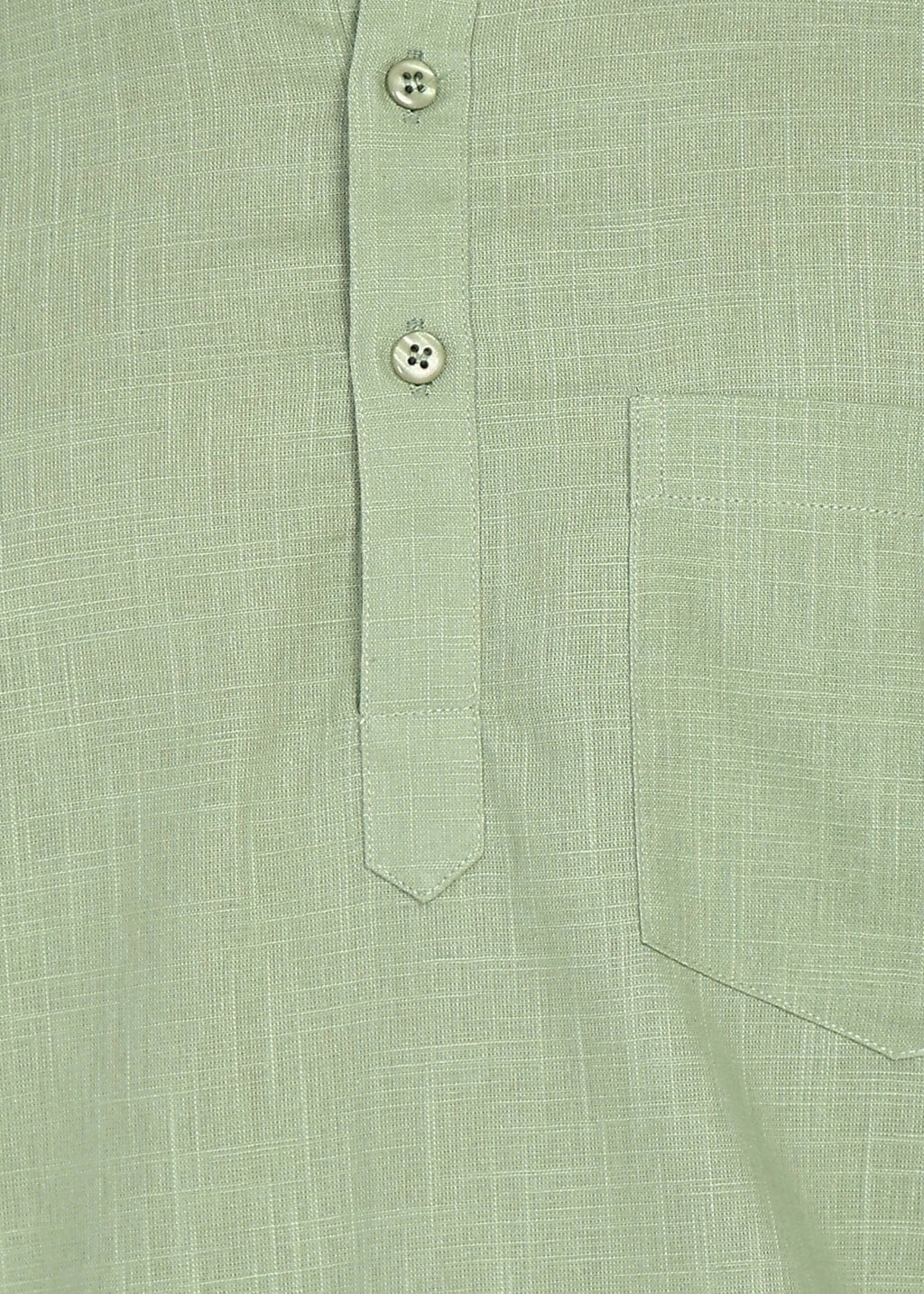 Fabmade Sage Linen Kurta