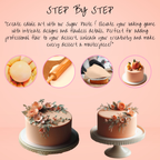 peach sugarpaste 250 gms