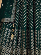 Myra Green Georgette Real Georgette Lehenga Choli