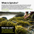 Health Veda Organics Spirulina Capsules - Distacart