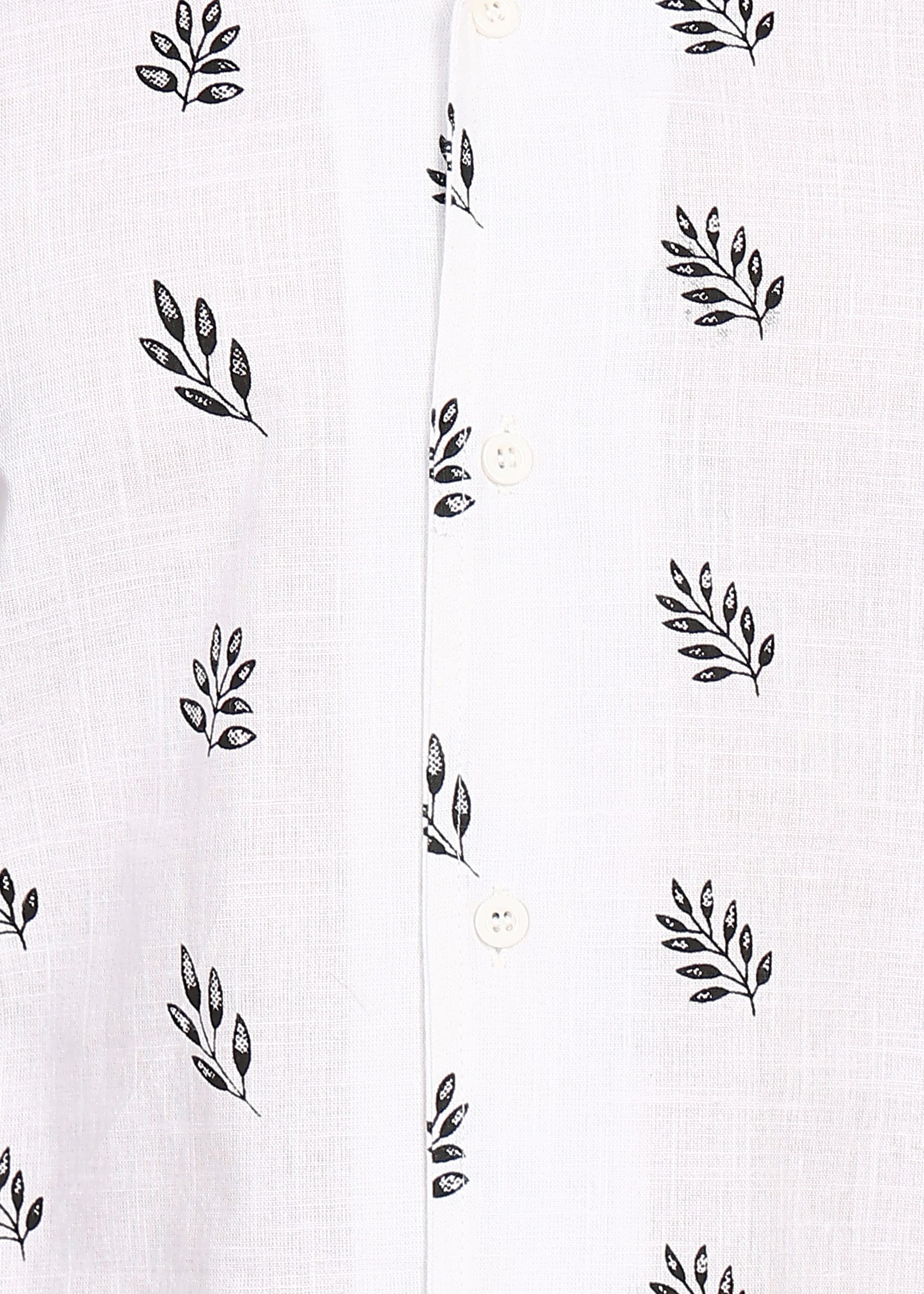 Fabmade Leaf Whisper Linen Co-Ord Set