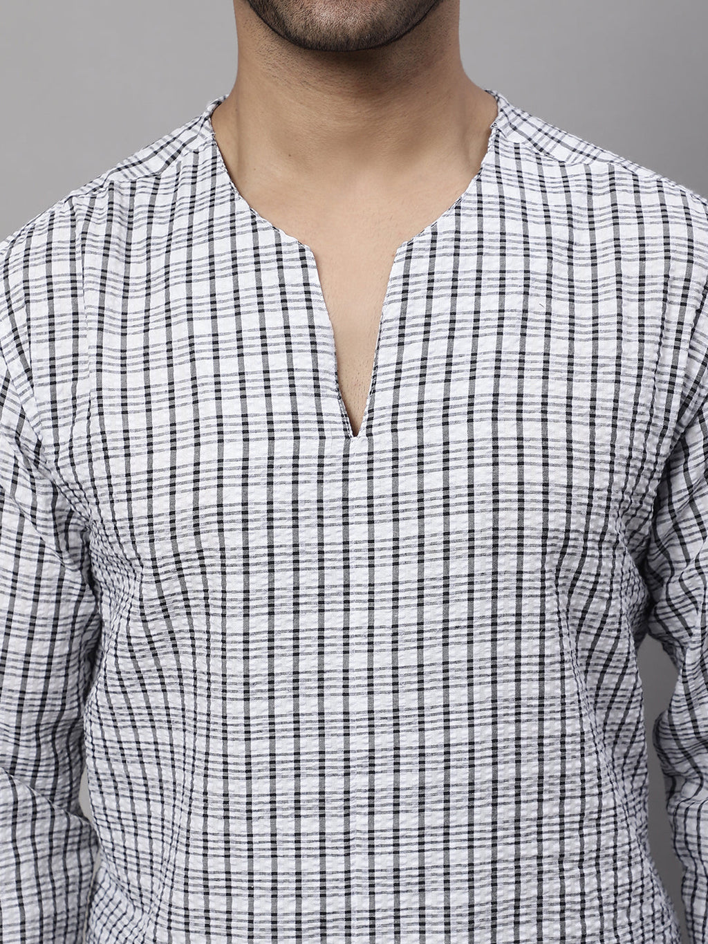 Even Apparels Multi Pure Cotton Open Neck Kurta - Distacart