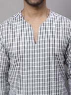 Even Apparels Multi Pure Cotton Open Neck Kurta - Distacart