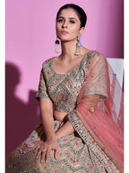 Myra Tan Gota Silk Embroidered Designer Lehenga Choli