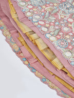 House of Panchhi Green Chiffon Position Print With Sequins Embroidery Lehenga Choli & Dupatta
