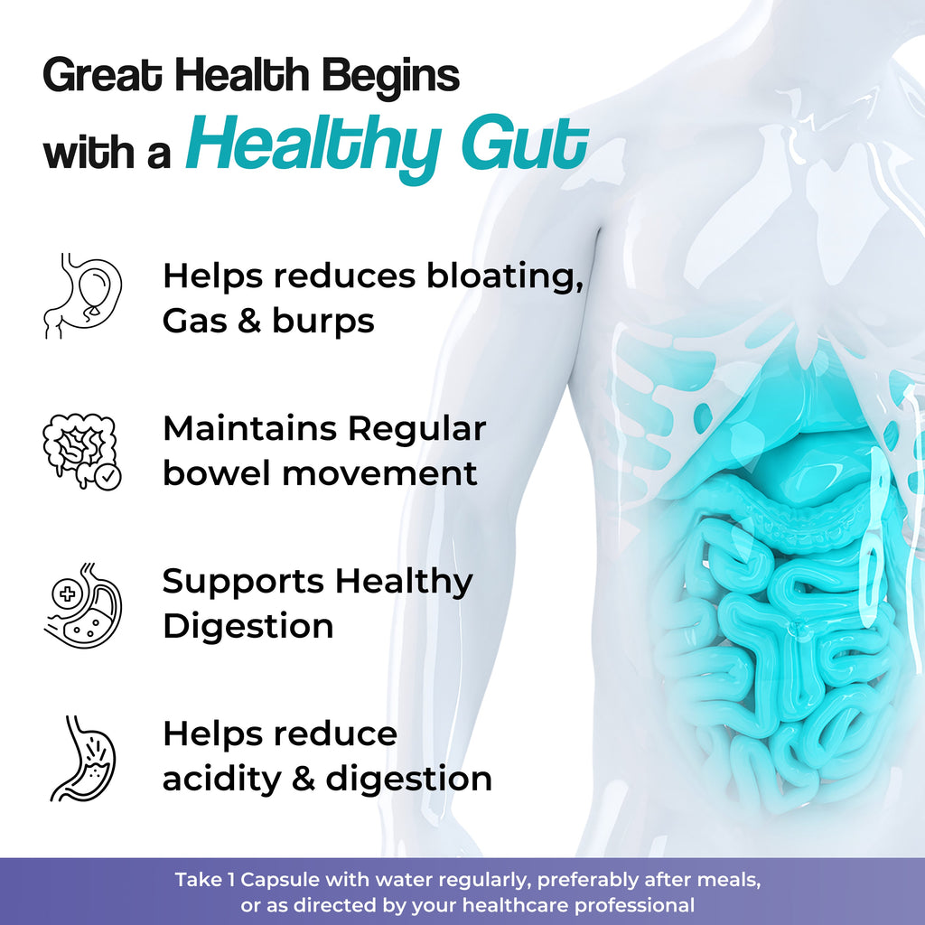 Health Veda Organics Digestive Enzyme Capsules - Distacart