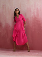 trueBrowns Modal Pink Dress - Distacart