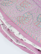 House of Panchhi Lavender Georgette Sequins And Thread Embroidery Lehenga Choli & Dupatta