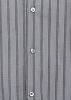Fabmade Graphite Stripe Short-Sleeve Shirt