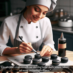 tulip black edible luster dust 5 gms