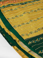 House of Panchhi Navy Blue Pure Georgette Sequins And Thread Embroidery Lehenga Choli & Dupatta