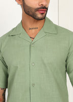 Fabmade Sage Flow Linen Co-Ord Set