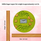confect bon voyage toppers edible cupcake topper cake decorations supplies 100gms ct 11