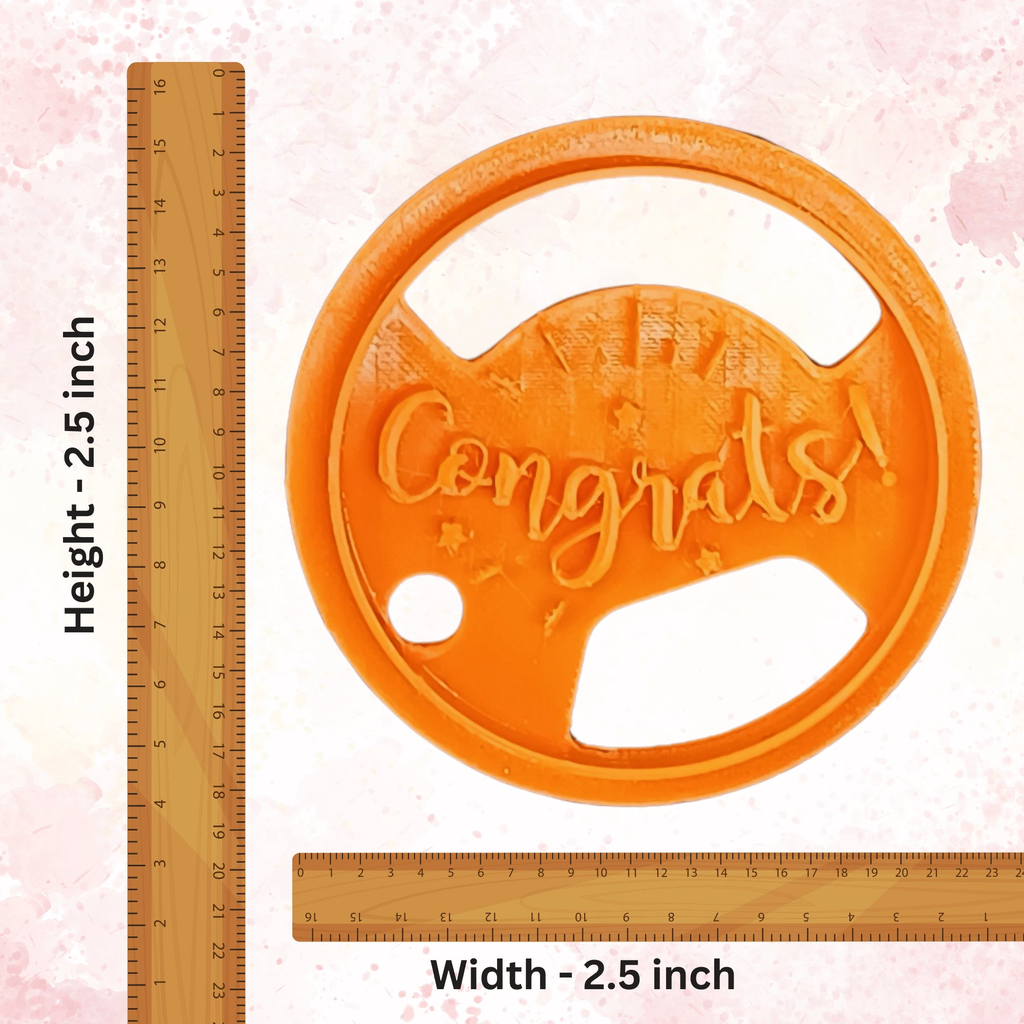 celebration stencils toppers cutters congrats