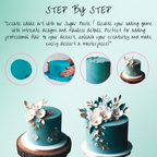 confect teal sugarpaste br b 1 kg b