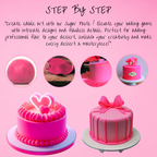 confect neon pink sugarpaste br b 1 kg b