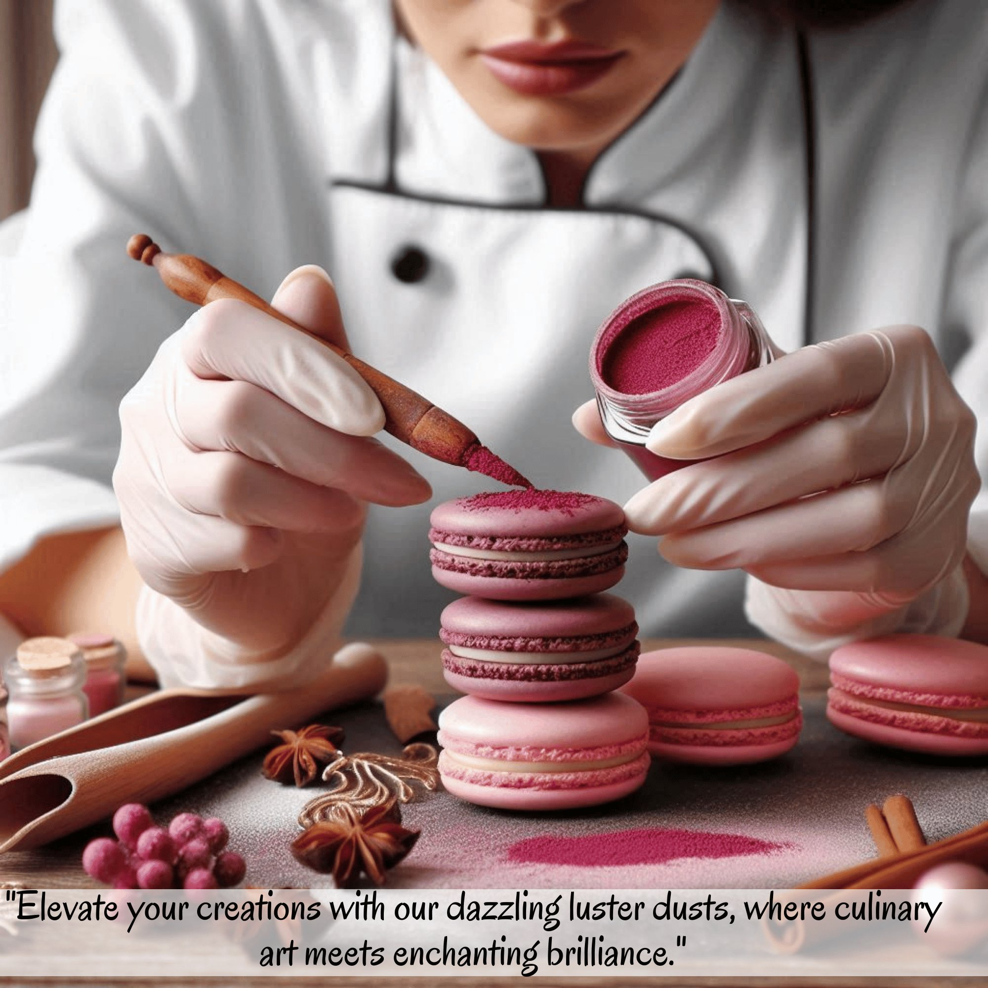 dahlia pink edible luster dust 5 g