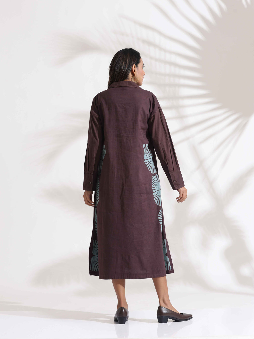 trueBrowns Cola Cotton Print A-line Dress - Distacart