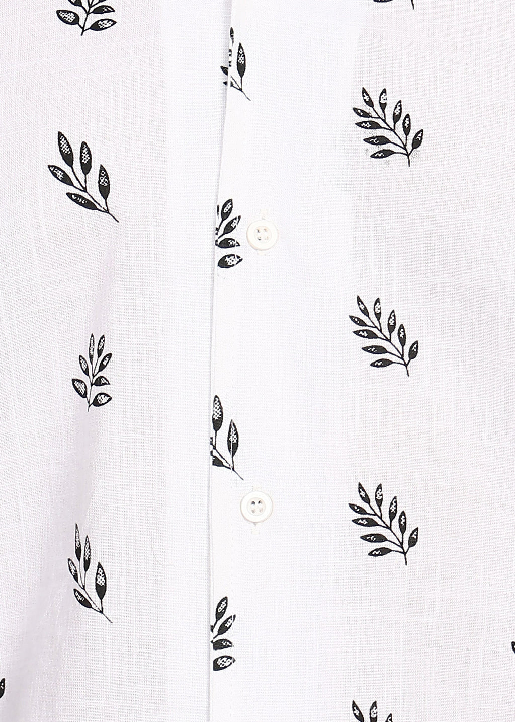Fabmade Leaf Whisper Linen Shirt