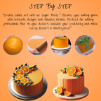 confect citrus orange sugarpaste br b 250 gms b