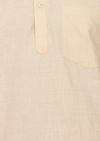 Fabmade Ivory Ease Short Kurta Co-Ord Set