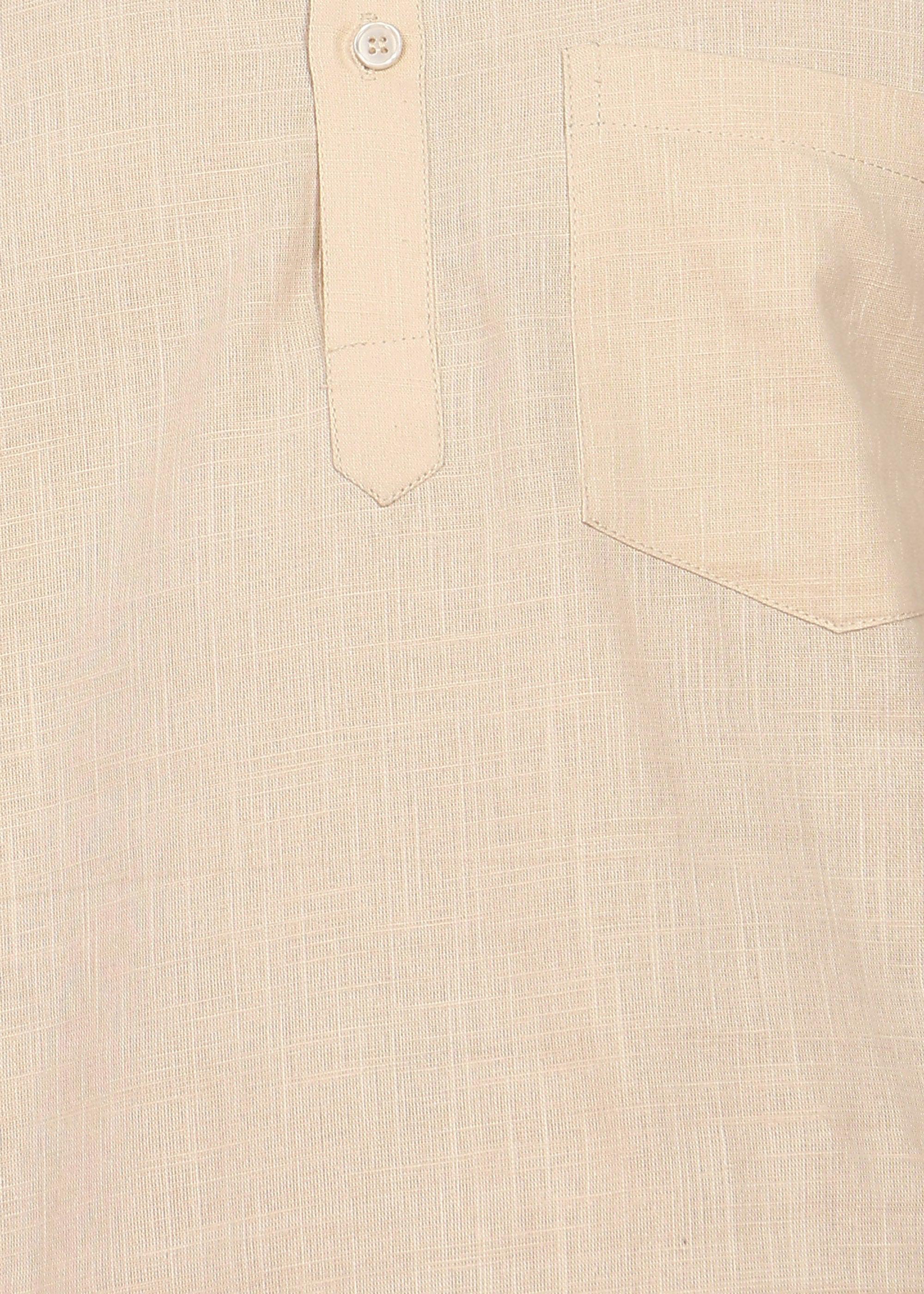 Fabmade Ivory Ease Short Kurta Co-Ord Set