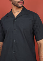 Fabmade Midnight Ease Shirt & Trouser Co-Ord Set