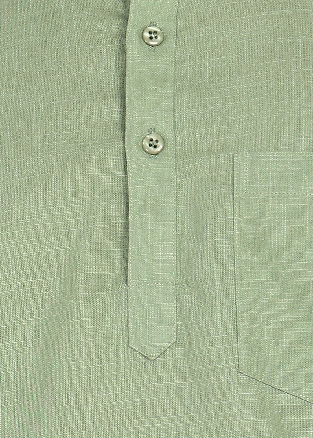 Fabmade Sage Linen Kurta Co-Ord Set - Distacart
