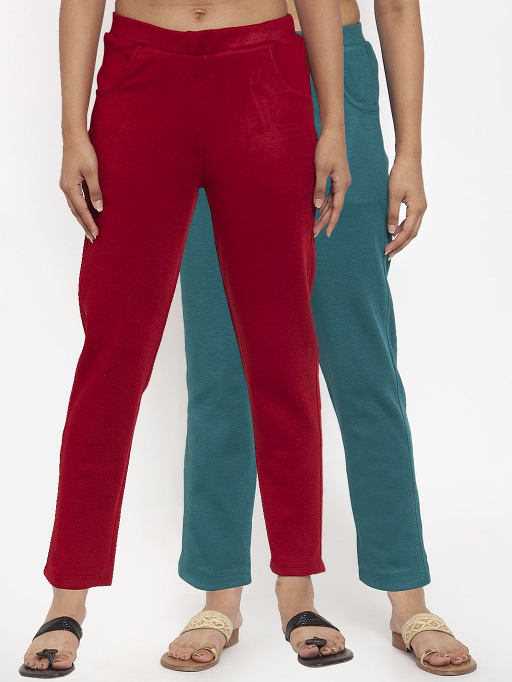 TAG 7 Women Pack of 2 Solid Leggings